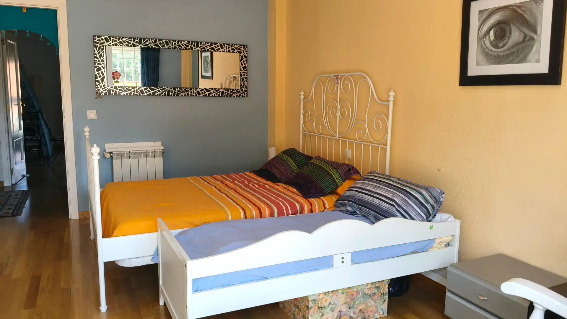 Habitación de Casa adosada en venta en Rivas-Vaciamadrid con Aire acondicionado, Calefacción y Jardín privado