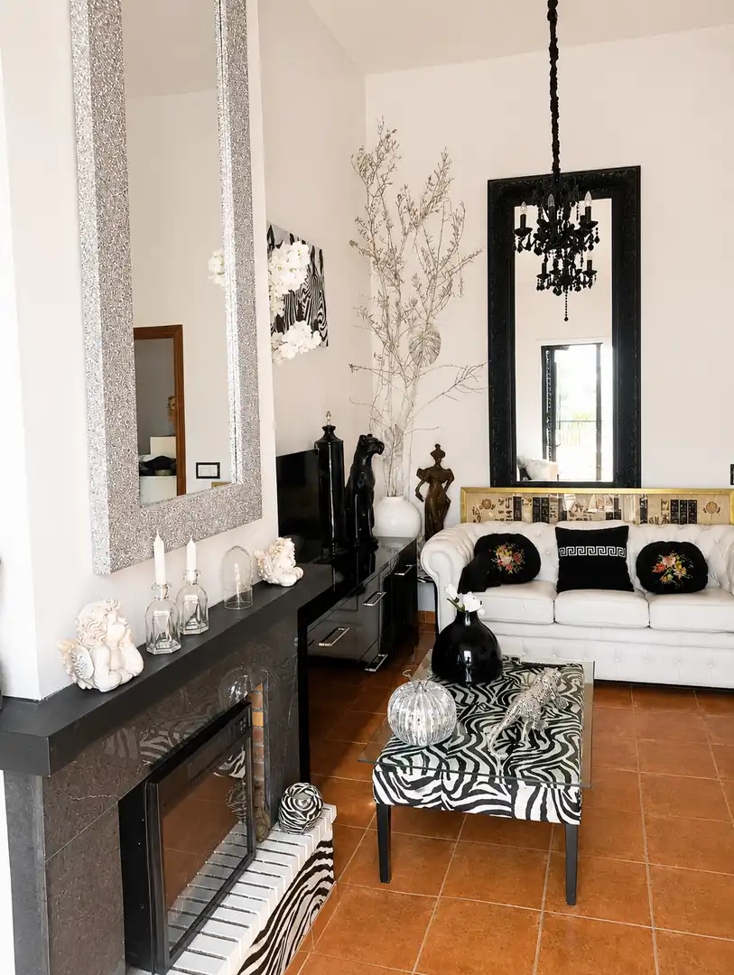 Sala de estar de Casa adosada en venta en Rincón de la Victoria con Aire acondicionado, Calefacción y Jardín privado