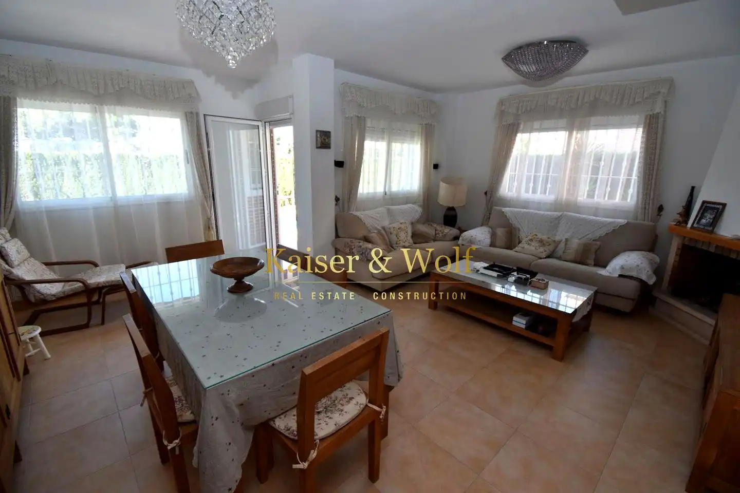 Vista exterior de Casa o chalet en venta en Santa Pola con Aire acondicionado, Jardín privado y Terraza