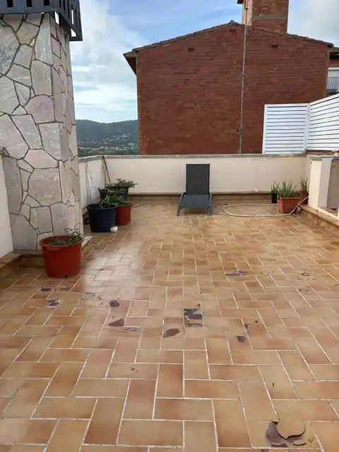 Terrasse von Dachboden zum Verkauf in Mataró mit Klimaanlage, Heizung und Terrasse