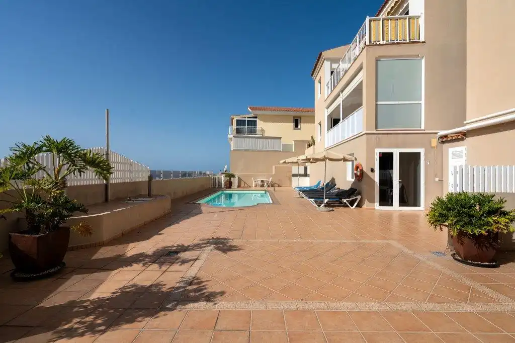 Piscina de Apartamento en venta en Mogán con Aire acondicionado, Parquet y Terraza