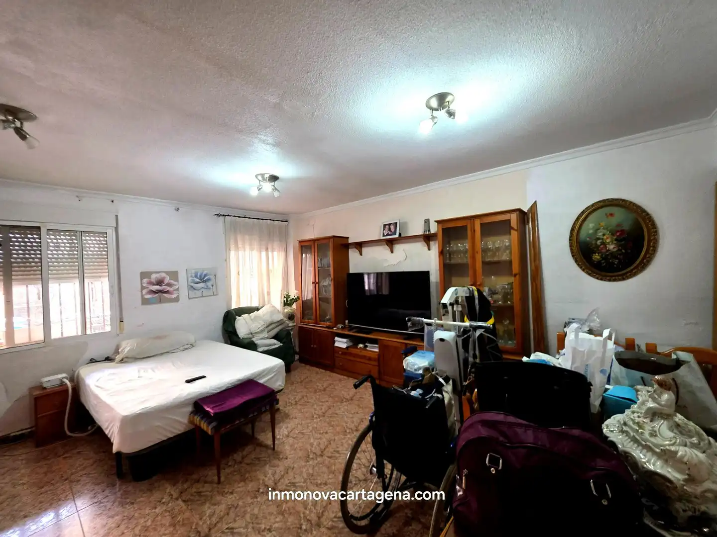 Sala de estar de Piso en venta en Cartagena con Amueblado y Lavadora