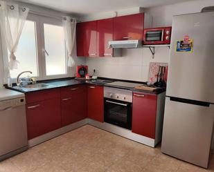 Kitchen of Apartment to share in La Pobla de Farnals  with Air Conditioner and Terrace