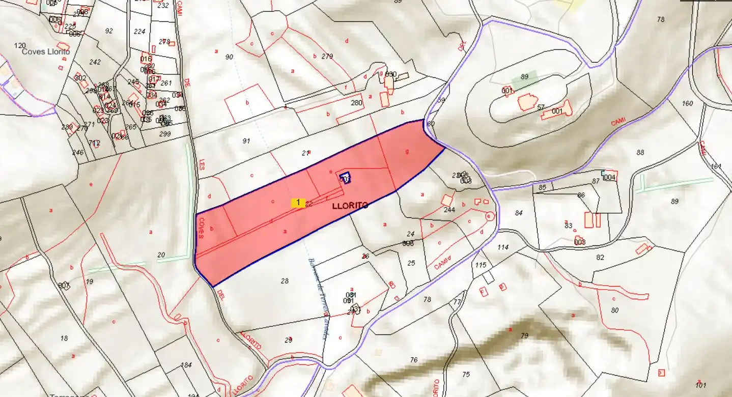 Terrain rustique à vendre à Cm de Les Coves del Llorito, imagen 2