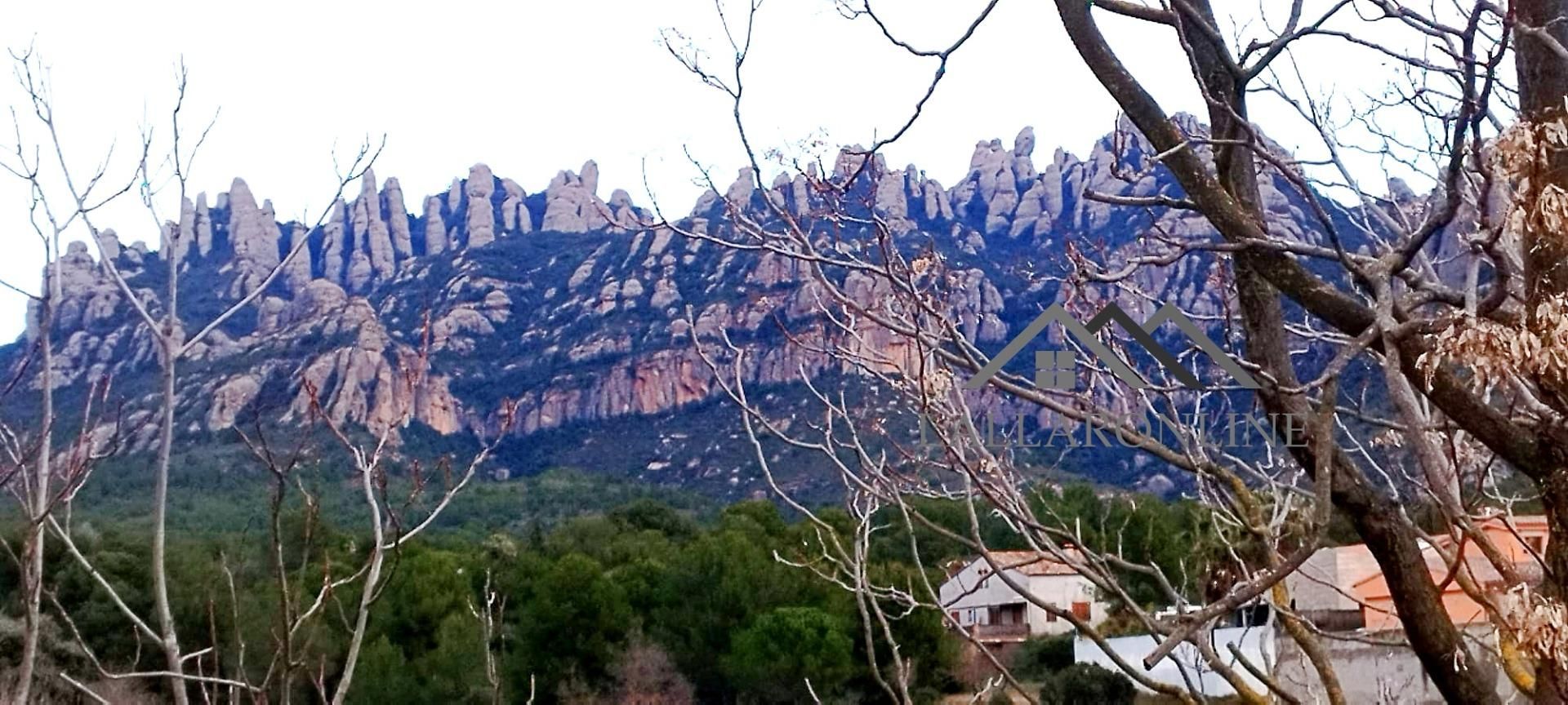 Exterior view of Single-family semi-detached to rent in El Bruc  with Heating, Terrace and Furnished