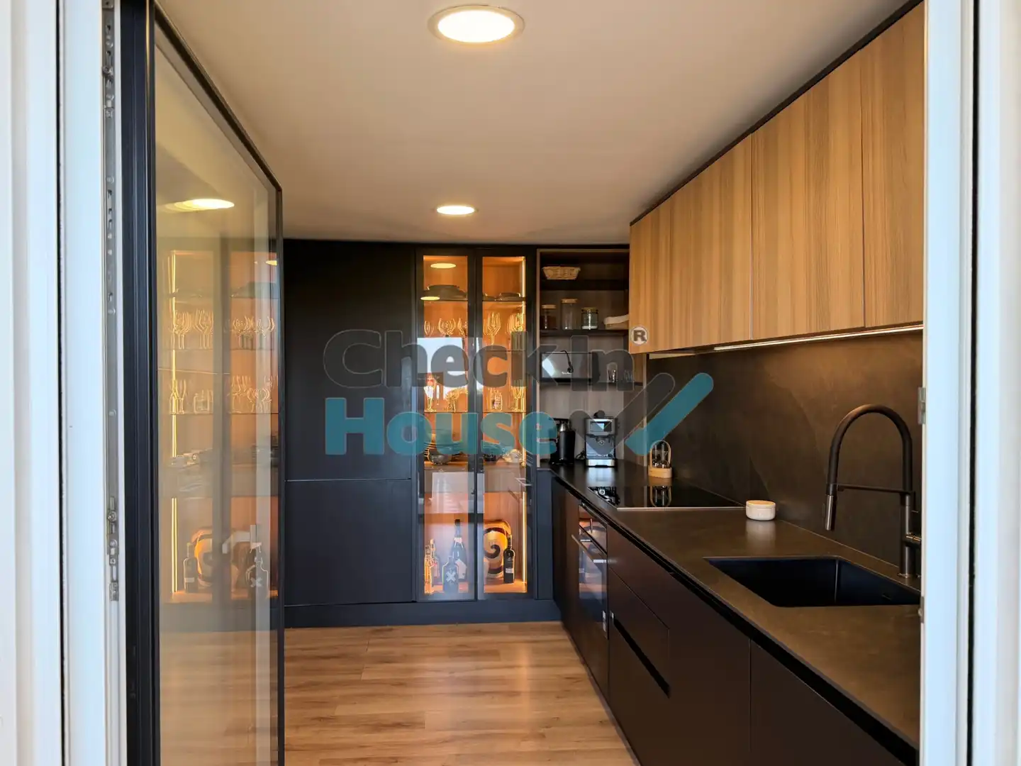 Cocina de Planta baja en venta en Castell d'Aro, Platja d'Aro i s'Agaró con Aire acondicionado, Jardín privado y Trastero