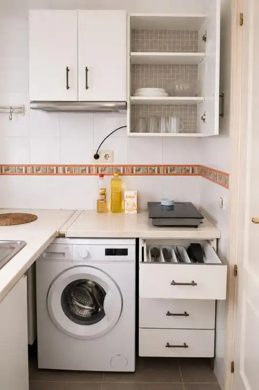 Cocina de Planta baja en venta en Málaga con Aire acondicionado, Calefacción y Jardín privado
