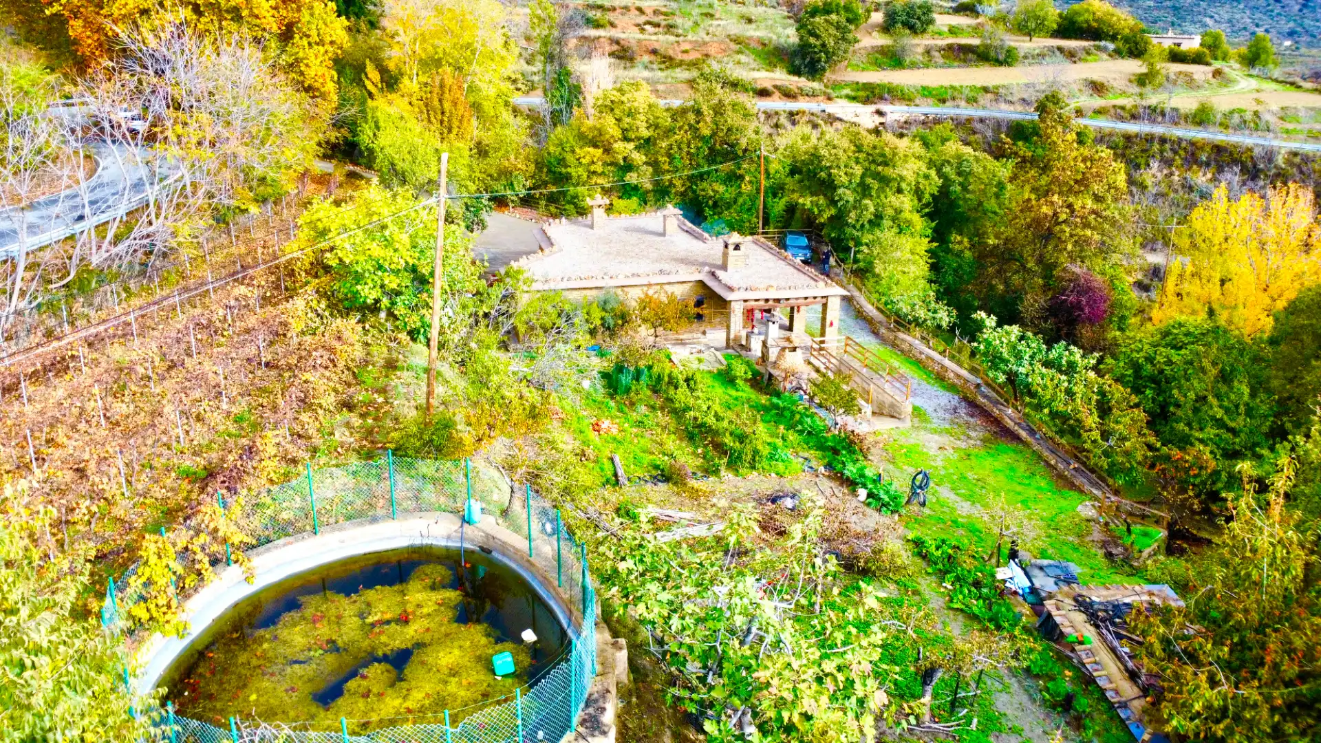 Garden of Houses for sale in Alpujarra de la Sierra  with Heating, Private garden and Terrace