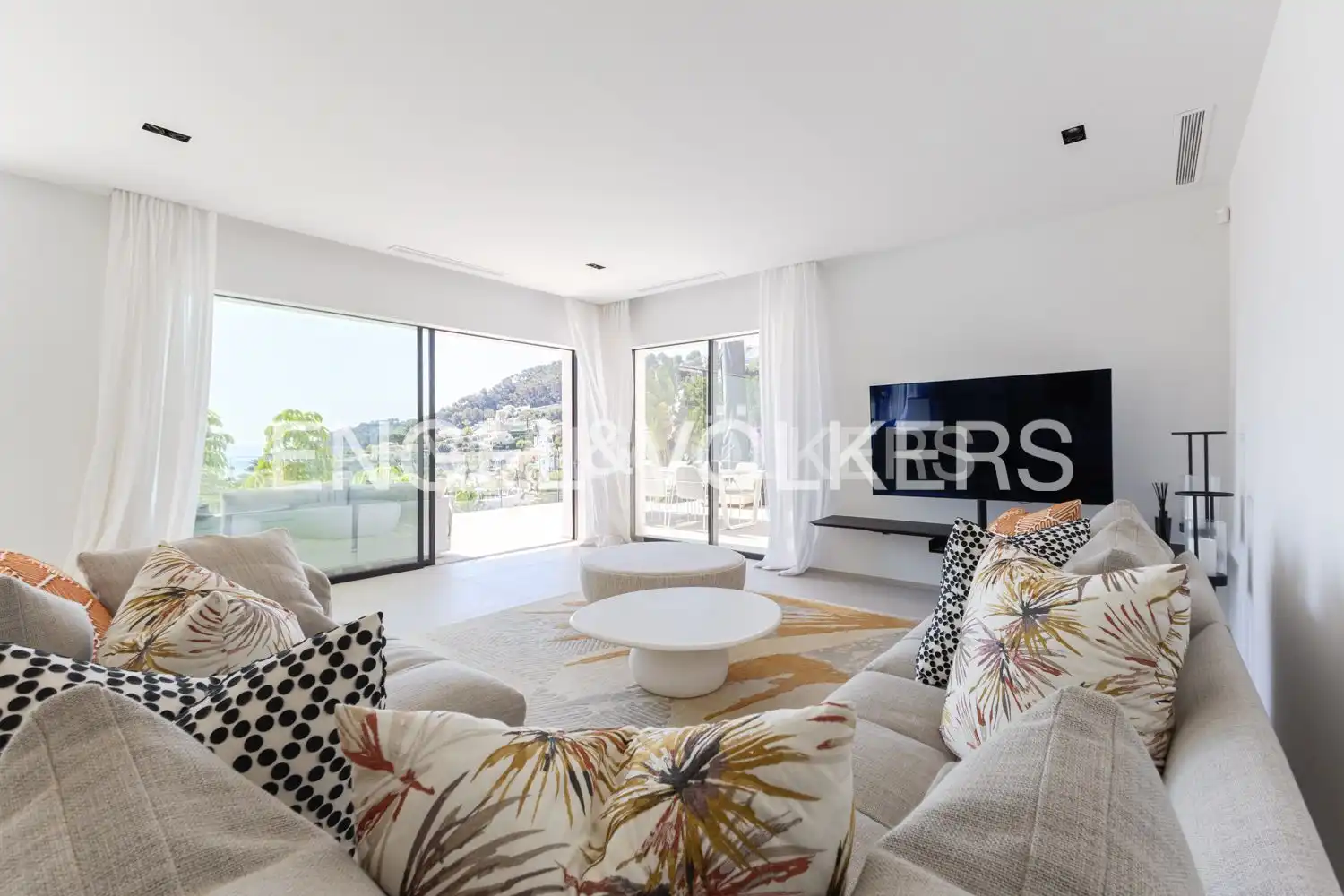 Living room of Houses for sale in Jávea / Xàbia  with Air Conditioner, Heating and Terrace