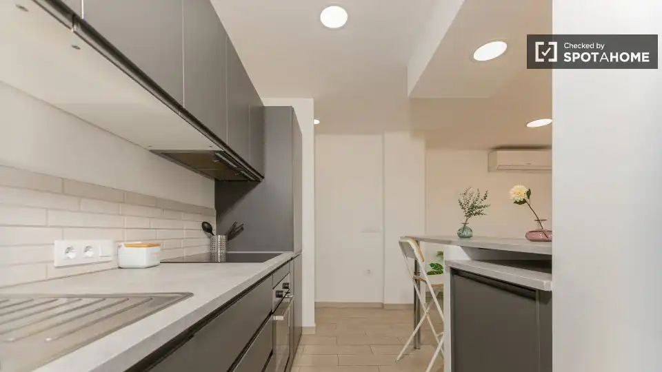 Kitchen of Flat for rent in Puçol  with Air Conditioner, Heating and Furnished