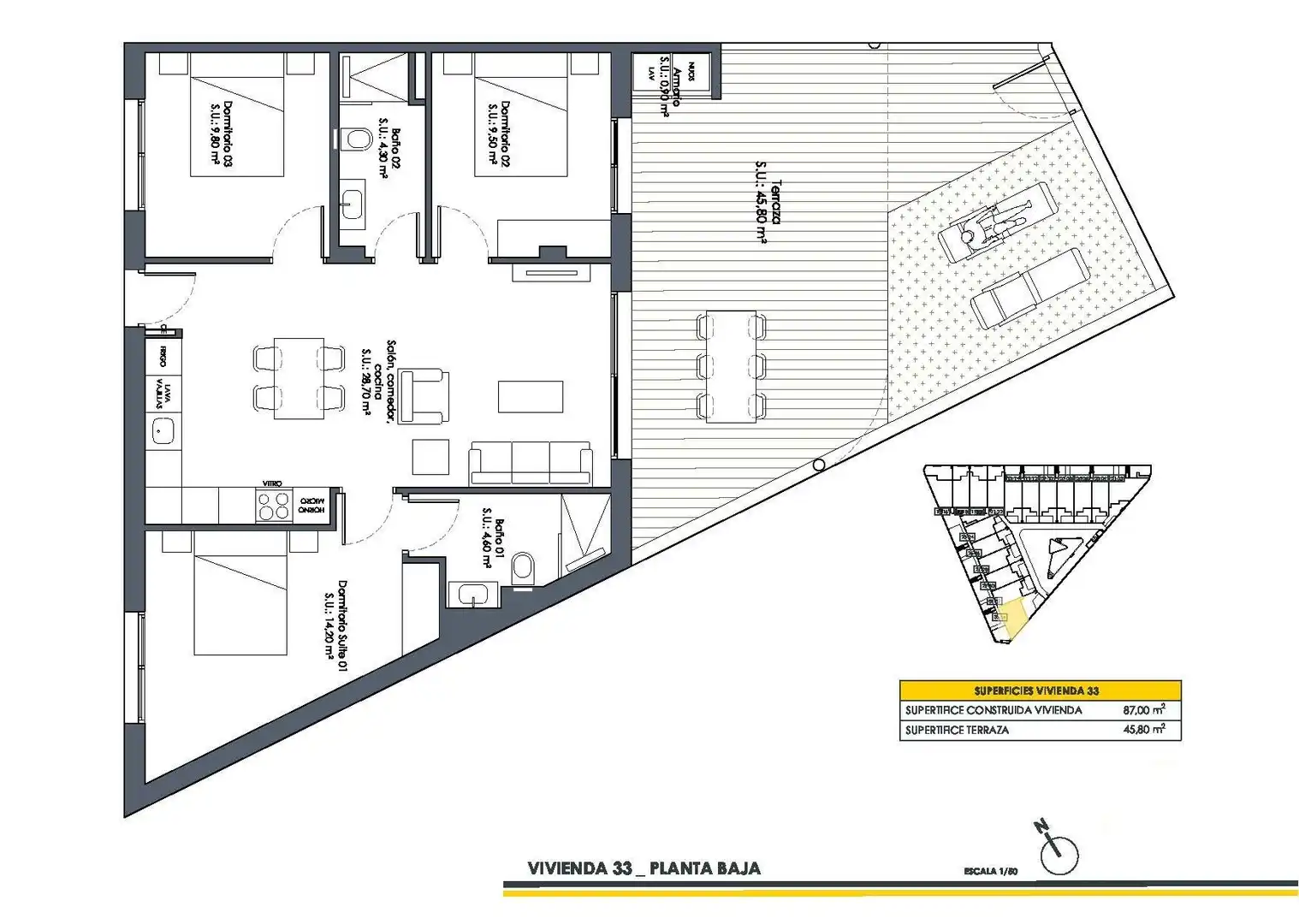Bungalow amb piscina en venda a San Fulgencio, imagen 15
