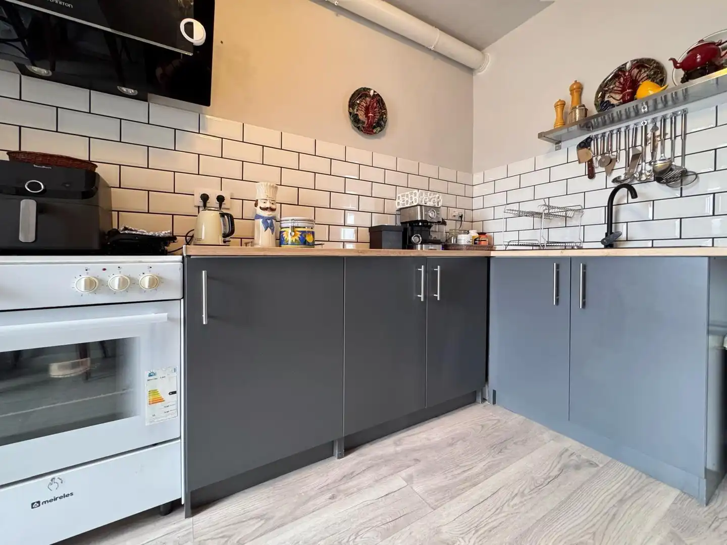 Kitchen of Flat for sale in Pontevedra Capital   with Terrace