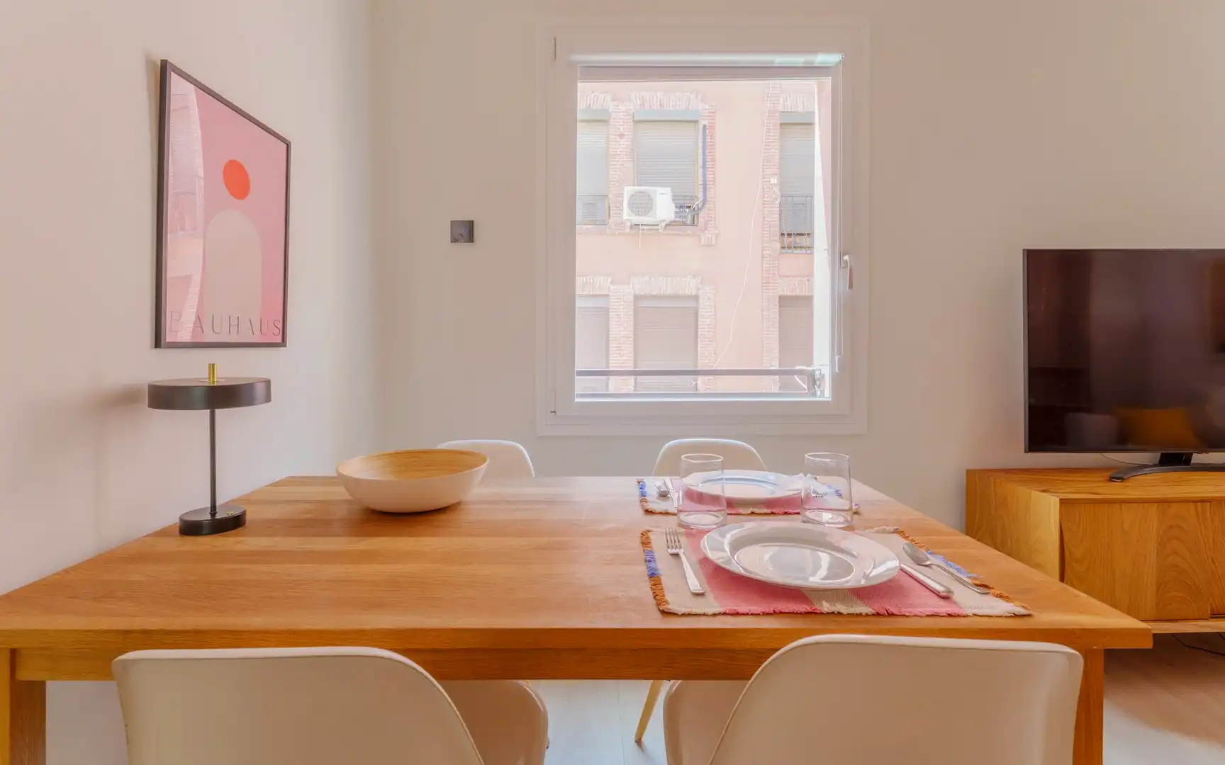 Dining room of Flat for rent in Madrid  with Heating and Furnished