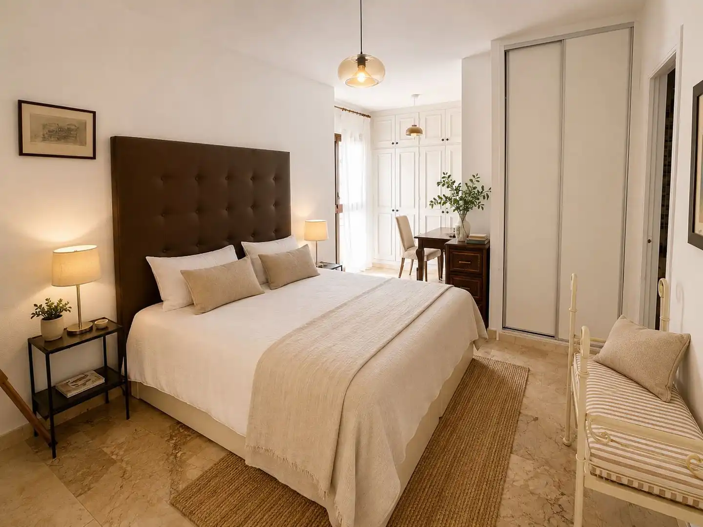 Dormitori de Planta baixa en venda en Estepona amb Calefacció, Jardí privat i Terrassa