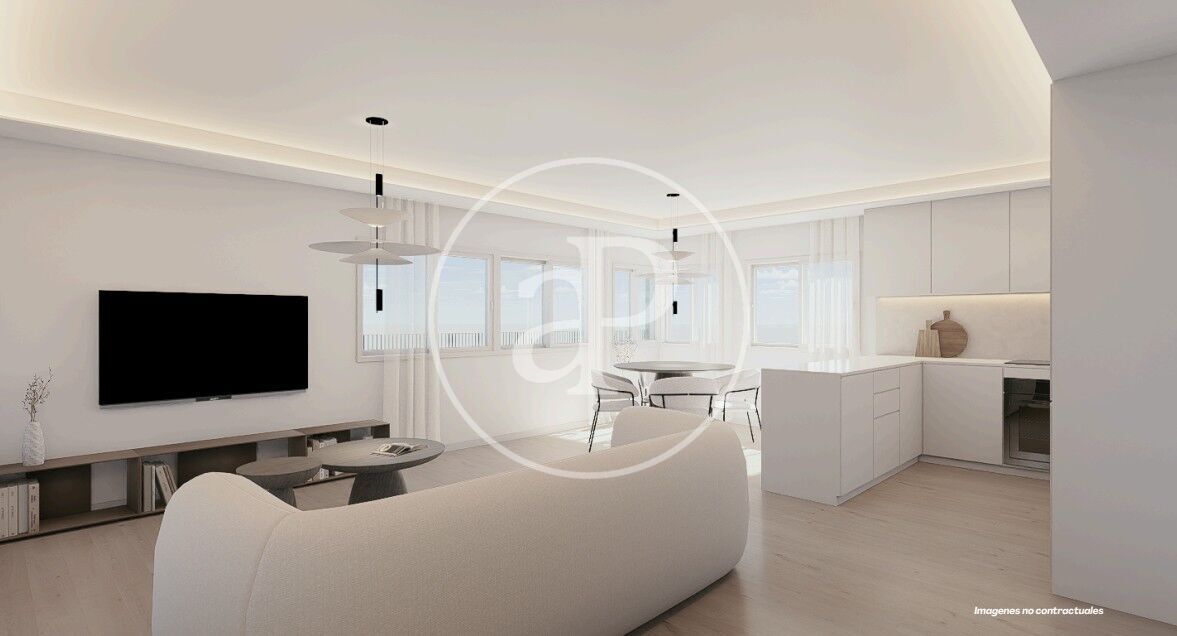 Sala d'estar de Pis en venda en Alicante / Alacant amb Aire condicionat i Calefacció