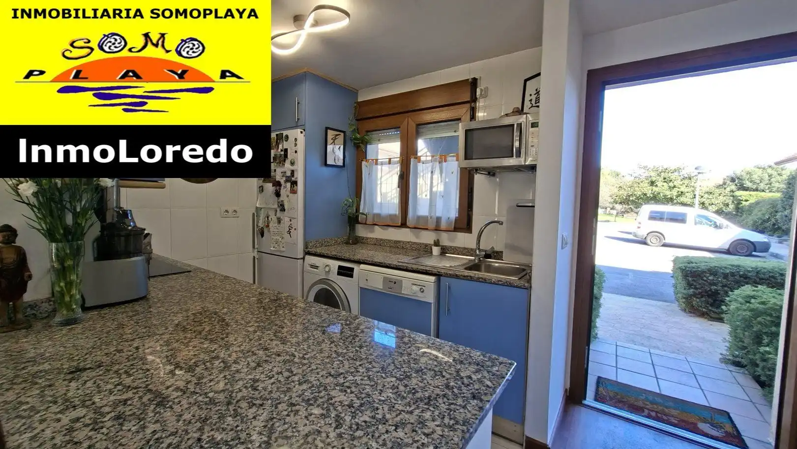Kitchen of Flat for sale in Marina de Cudeyo  with Heating and Private garden
