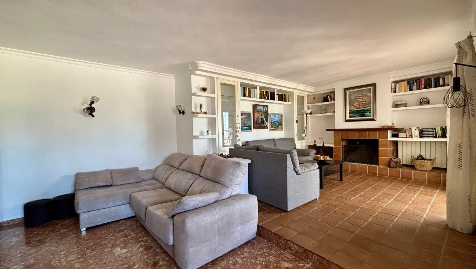 Sala de estar de Casa o chalet en venta en Cartagena con Calefacción, Terraza y Amueblado
