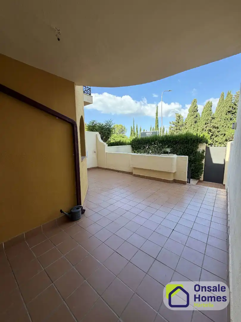Terraza de Casa adosada en venta en Marbella con Aire acondicionado, Jardín privado y Terraza