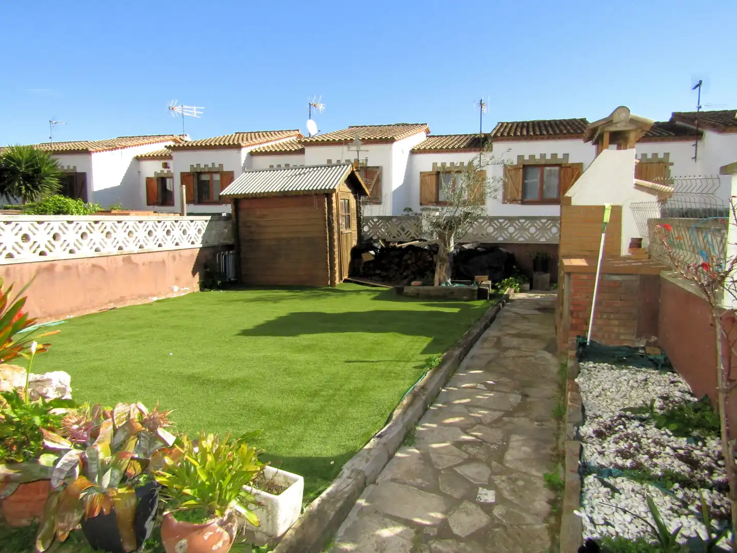 Jardí de Casa adosada en venda en Calonge i Sant Antoni amb Calefacció, Jardí privat i Terrassa