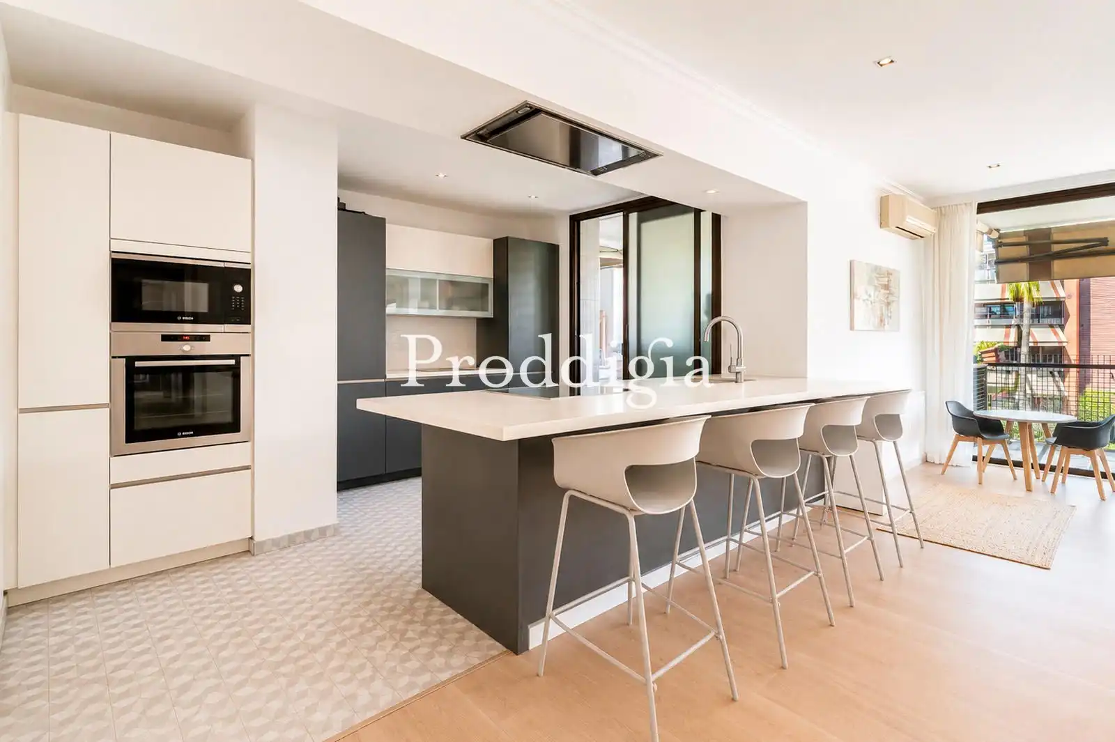 Kitchen of Flat for sale in Sant Cugat del Vallès  with Air Conditioner, Heating and Terrace