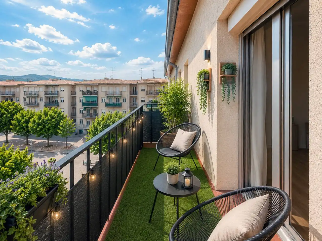 Balcony of Flat for sale in Sant Celoni  with Parquet flooring and Balcony