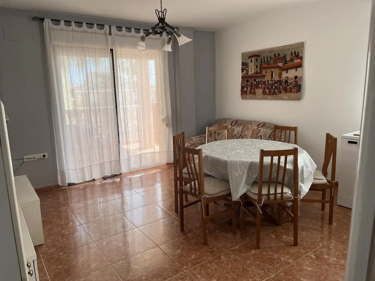 Dining room of Flat for rent in Chilches / Xilxes  with Terrace, Storage room and Furnished