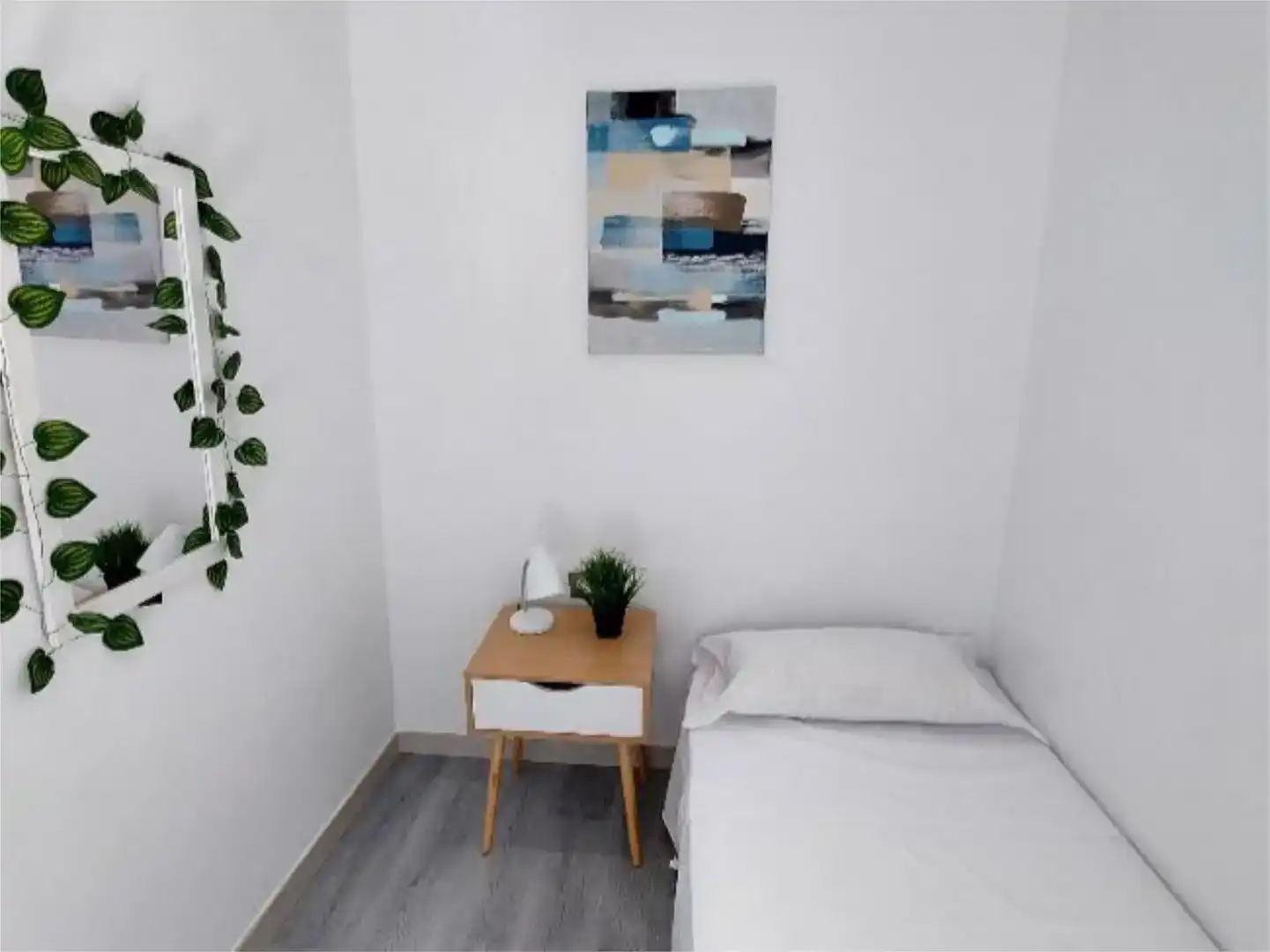 Bedroom of Flat for share in Elda  with Air Conditioner, Parquet flooring and Furnished
