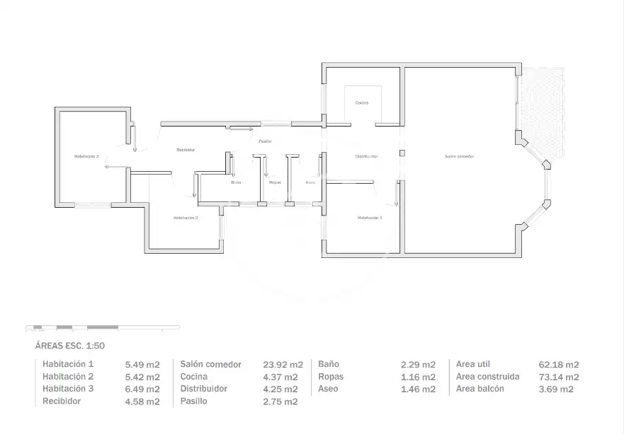 Flat for sale in Barcelona  with Heating and Balcony