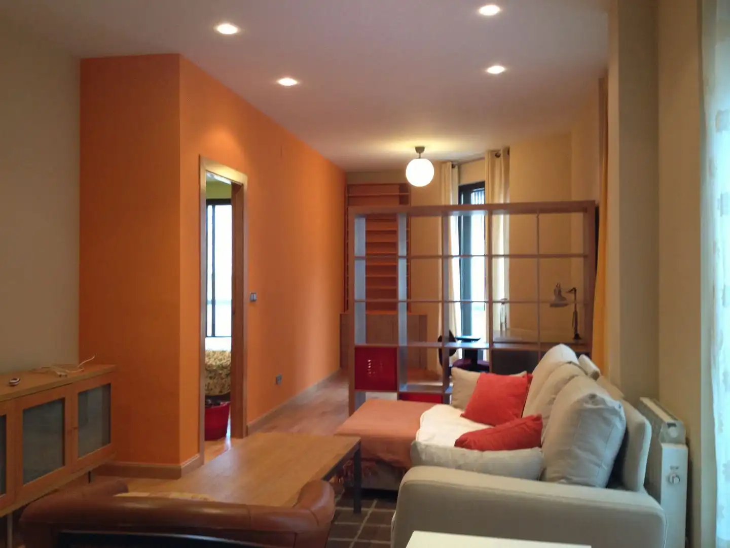 Living room of Flat for rent in Salamanca  with Heating, Parquet flooring and Furnished