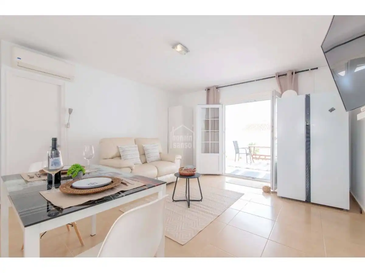 Sala d'estar de Casa o xalet en venda en Alaior amb Jardí privat, Terrassa i Piscina