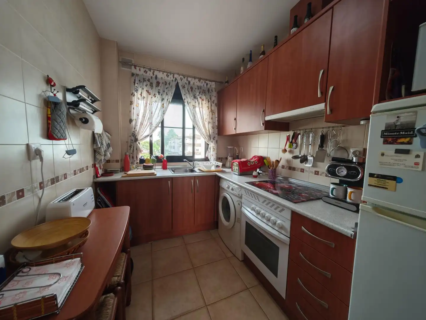 Cocina de Apartamento en venta en Chiclana de la Frontera con Jardín privado, Terraza y Amueblado