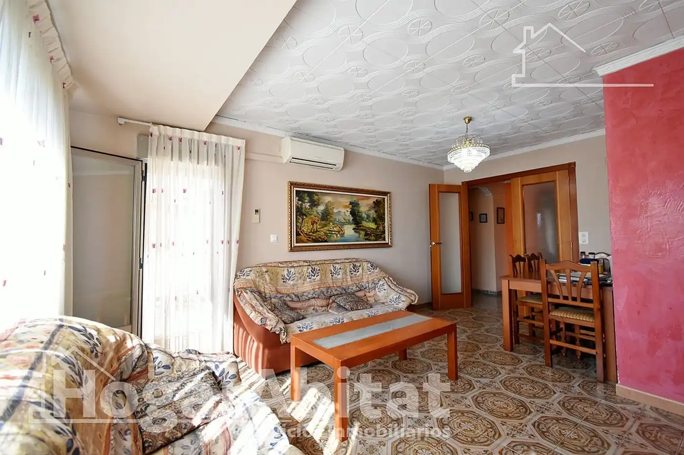 Sala de estar de Piso en venta en Oliva con Aire acondicionado, Calefacción y Terraza