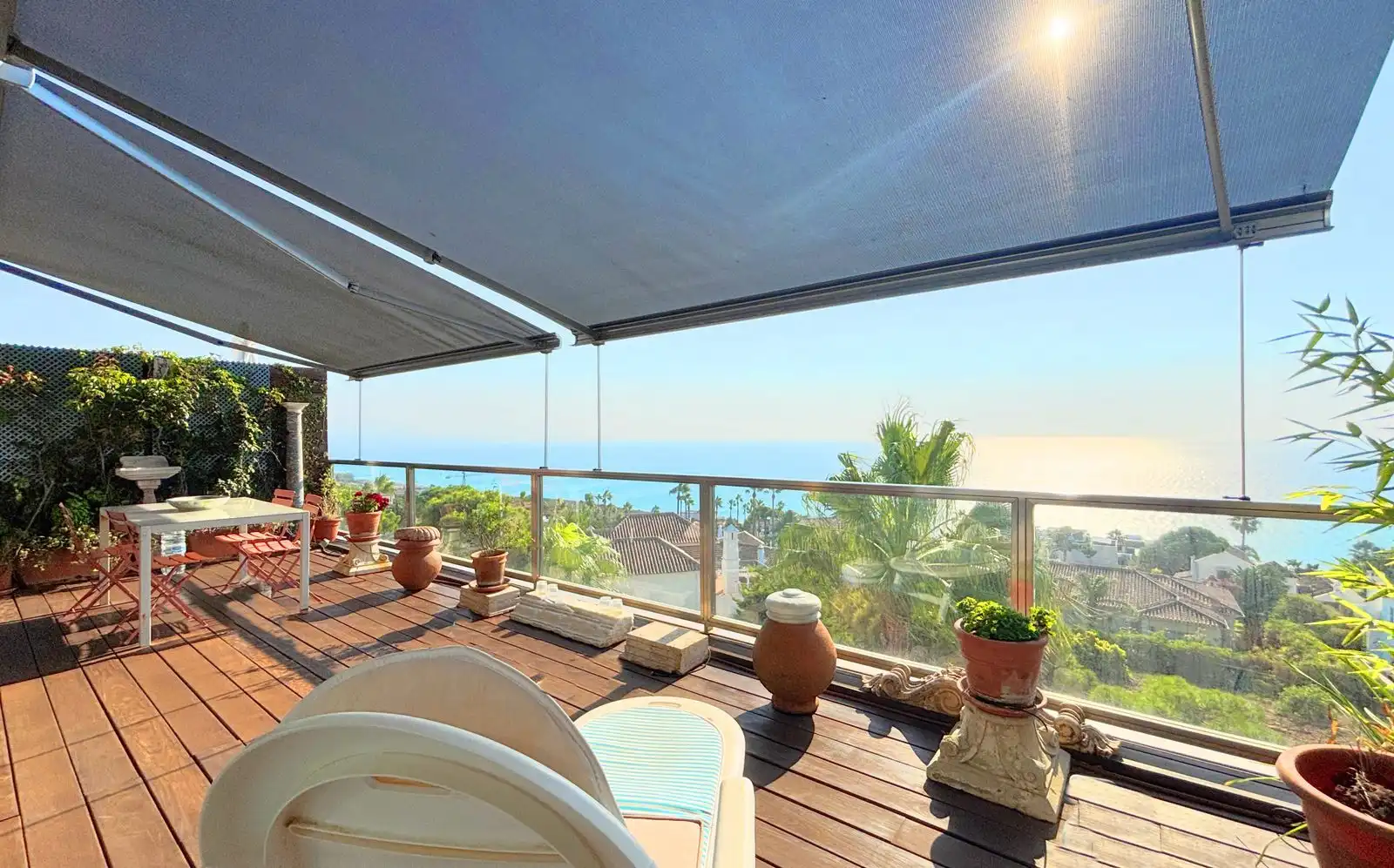 Terraza de Ático en venta en Manilva con Aire acondicionado, Terraza y TV