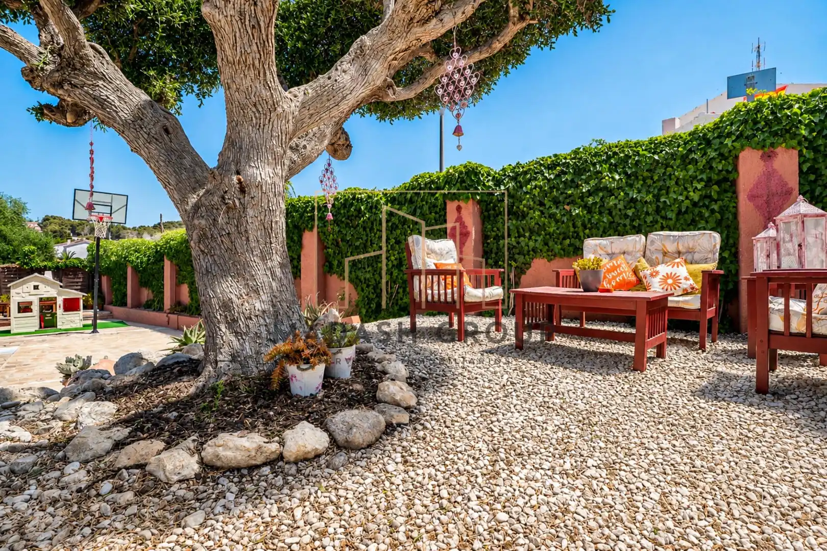 Terrassa de Casa o xalet en venda en Cunit amb Aire condicionat, Calefacció i Jardí privat