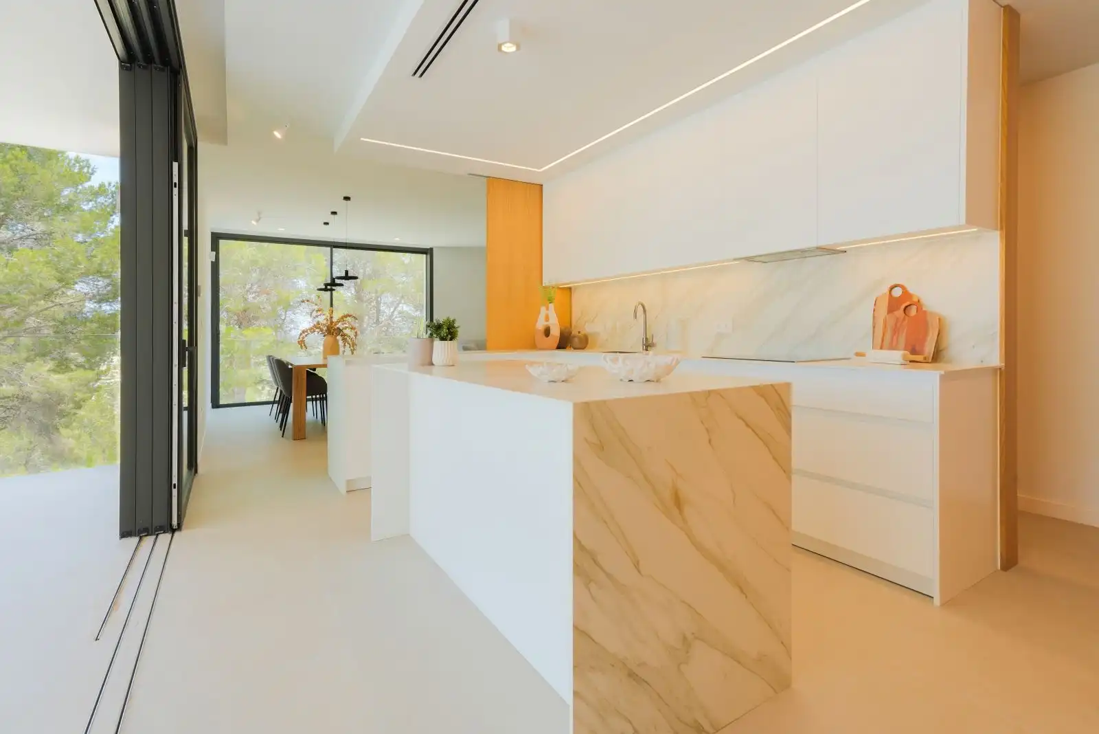 Cocina de Casa o chalet en venta en Moraira con Aire acondicionado, Calefacción y Terraza