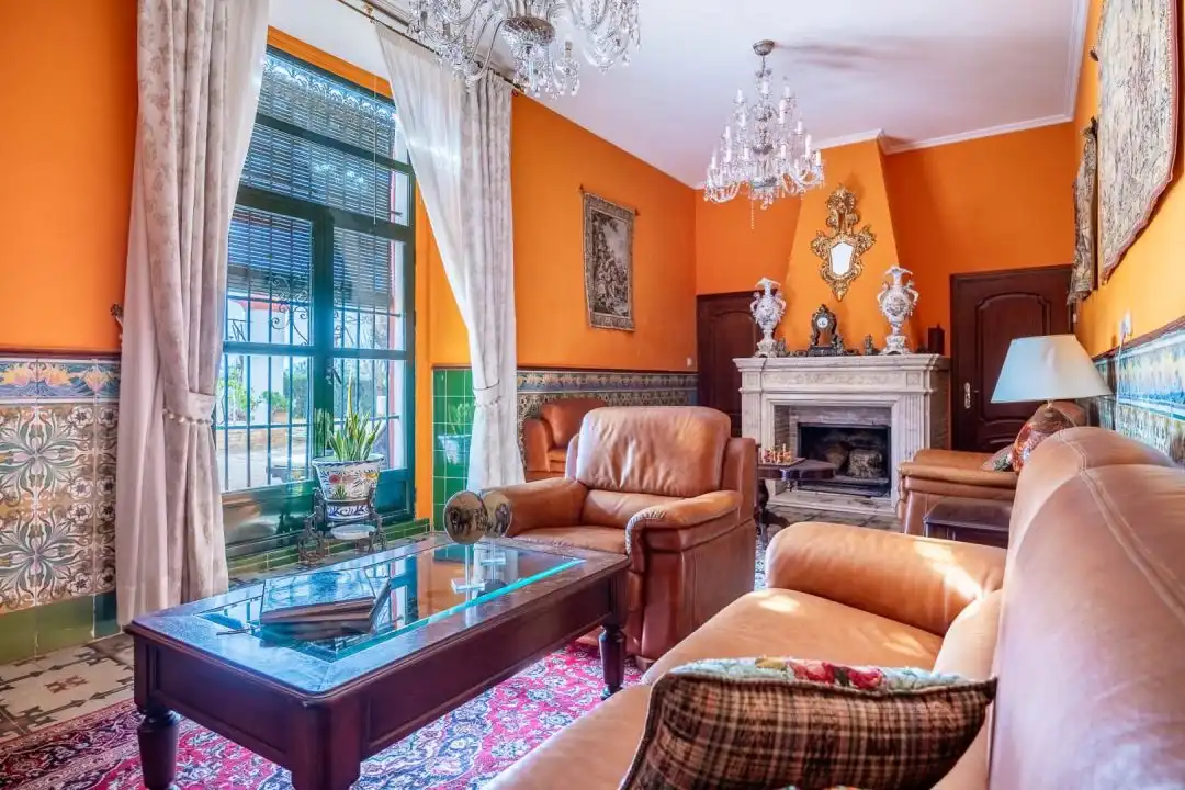 Living room of Country homes for sale in Carmona  with Air Conditioner, Terrace and Storage room