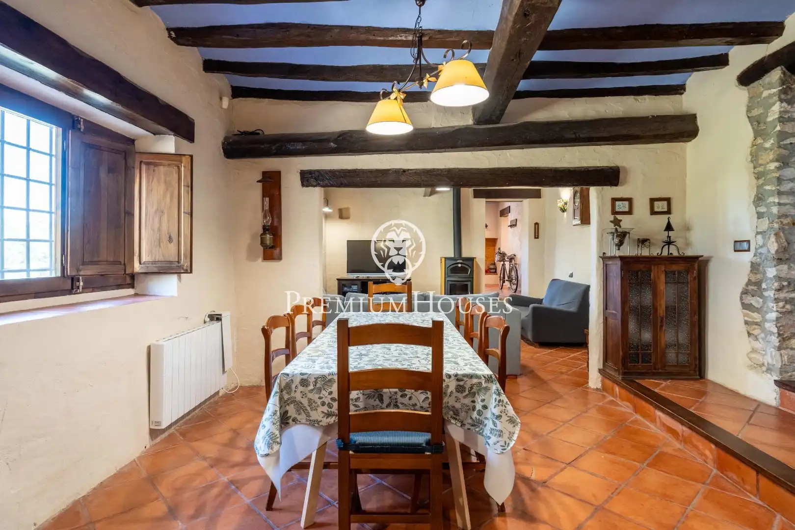 Dining room of Country homes for sale in El Catllar   with Heating, Private garden and Terrace
