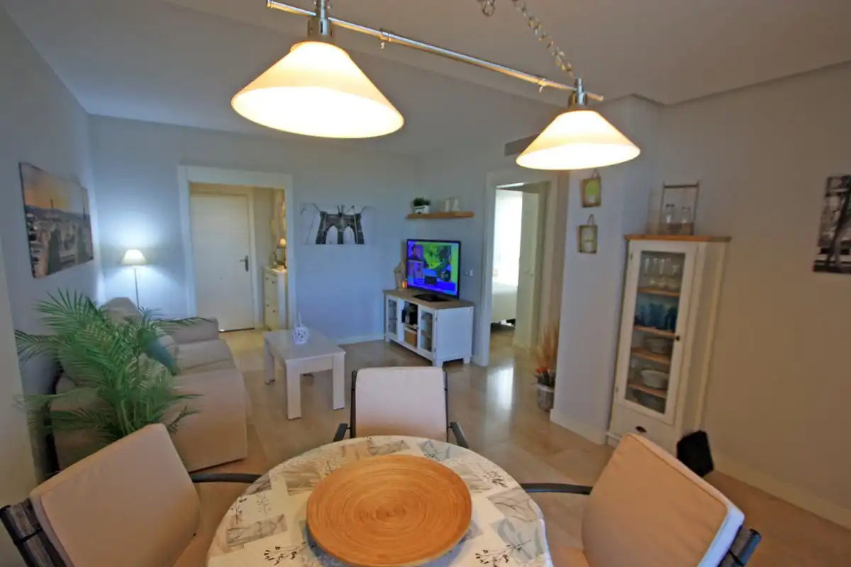 Sala d'estar de Apartament en venda en Dénia amb Aire condicionat, Calefacció i Terrassa