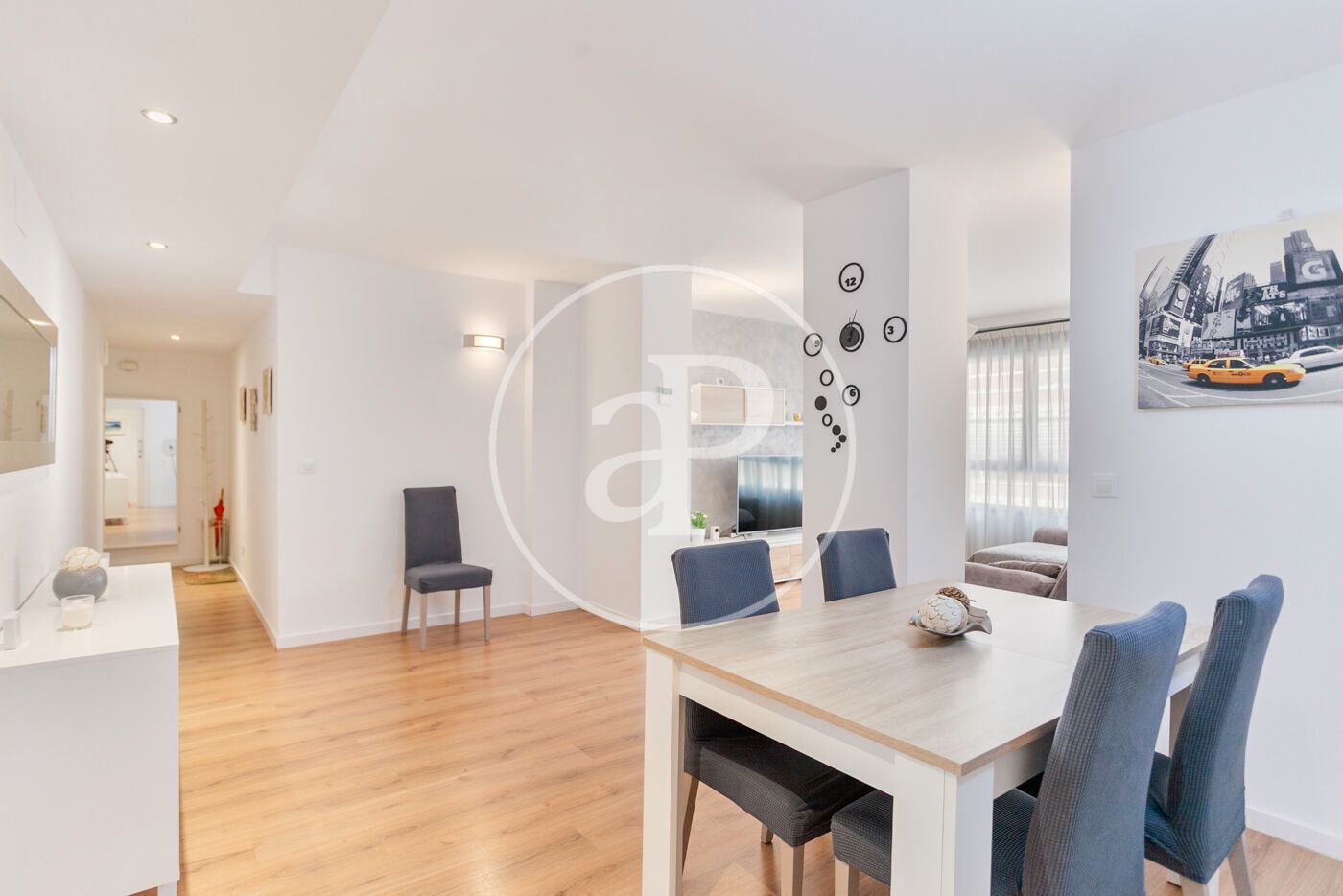 Comedor de Piso de alquiler en  Valencia Capital con Aire acondicionado, Calefacción y Terraza