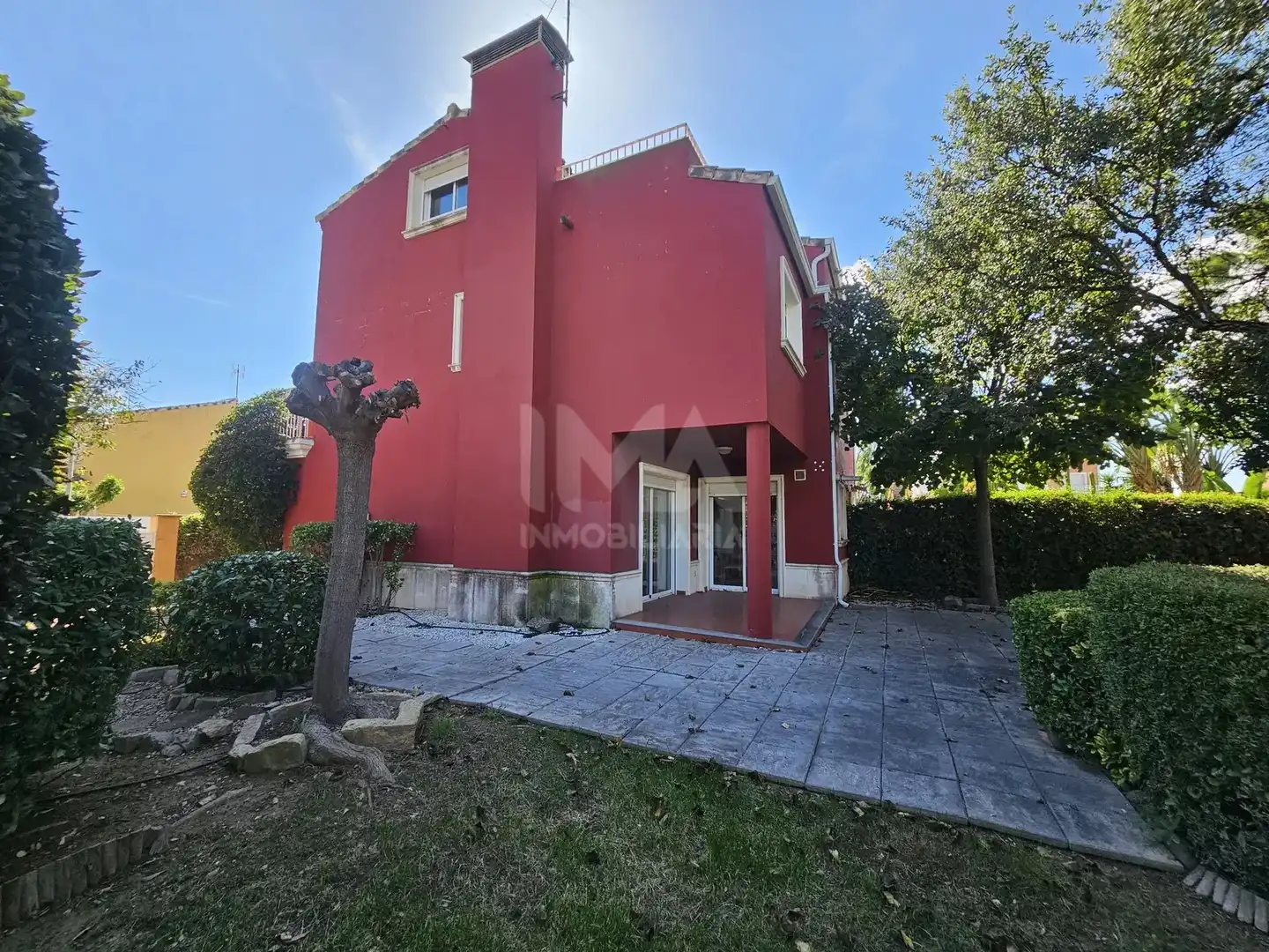 Jardín de Casa adosada en venta en Montealegre 