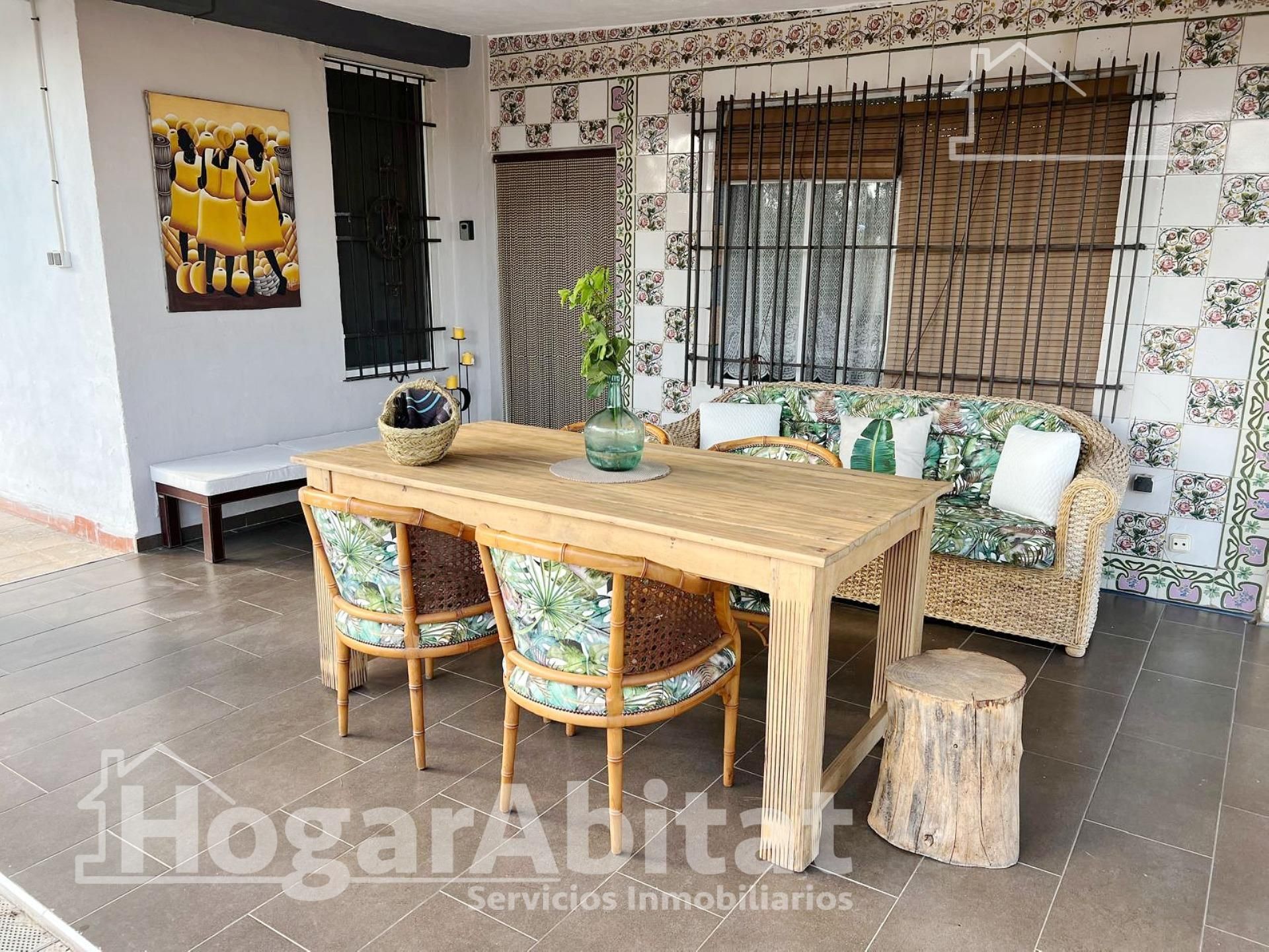 Terrassa de Casa o xalet en venda en Cheste amb Jardí privat, Terrassa i Traster
