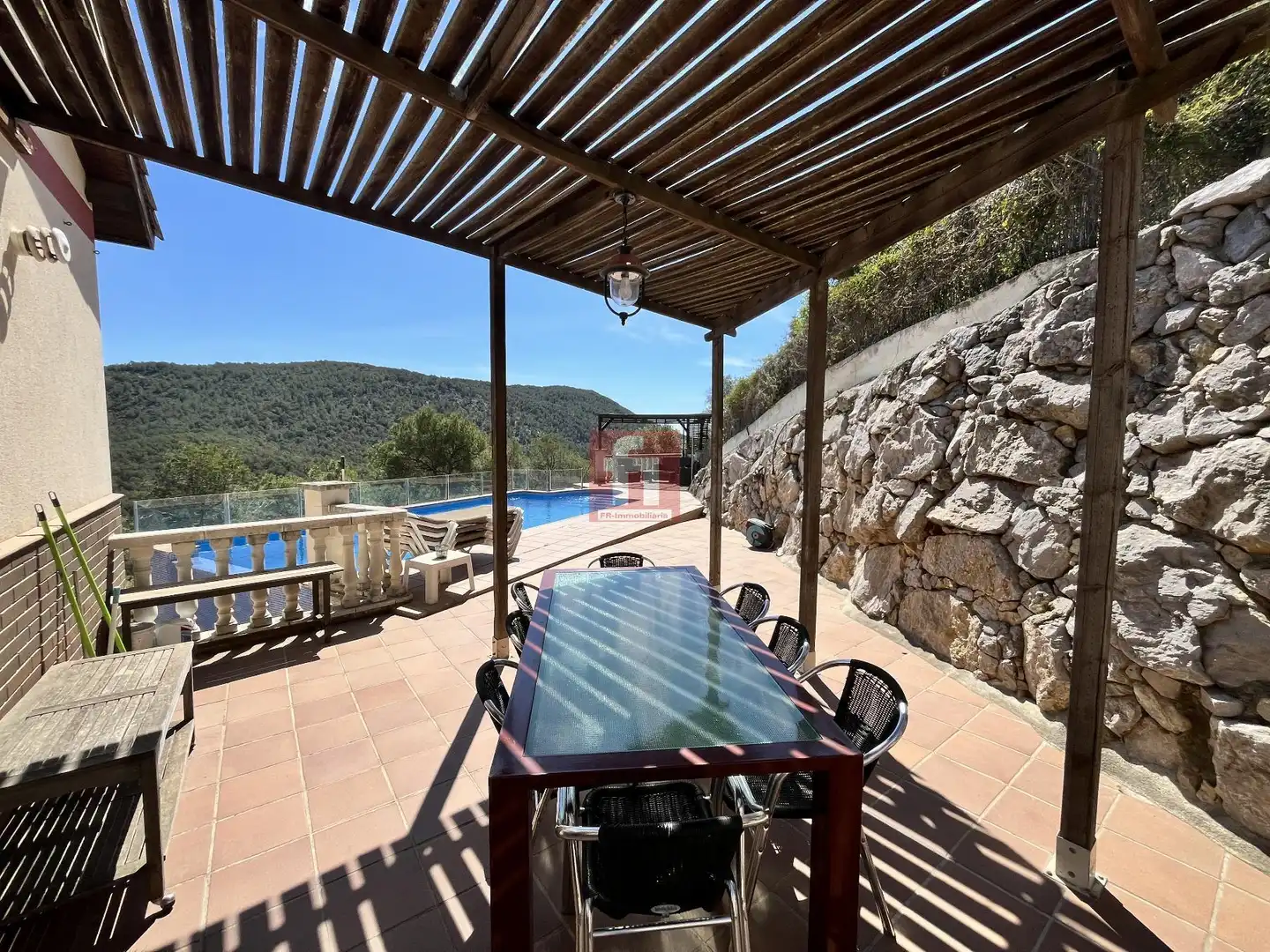 Terrasse von Haus oder Chalet zum Verkauf in Olivella mit Terrasse, Abstellraum und Schwimmbad