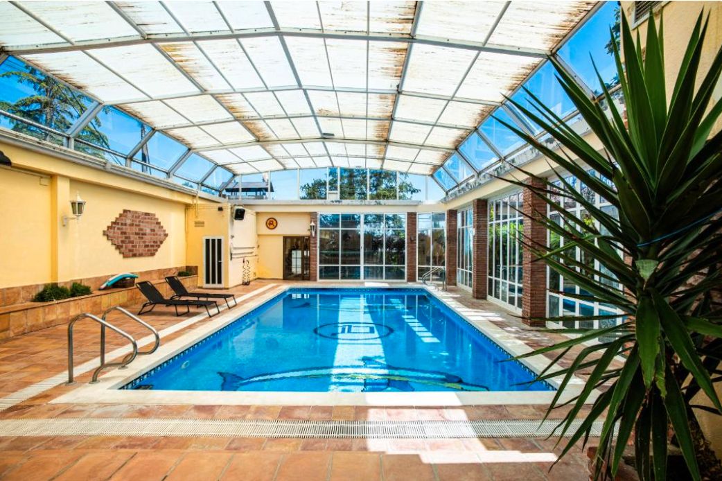 Piscina de Casa o xalet en venda en La Llacuna amb Calefacció, Jardí privat i Terrassa