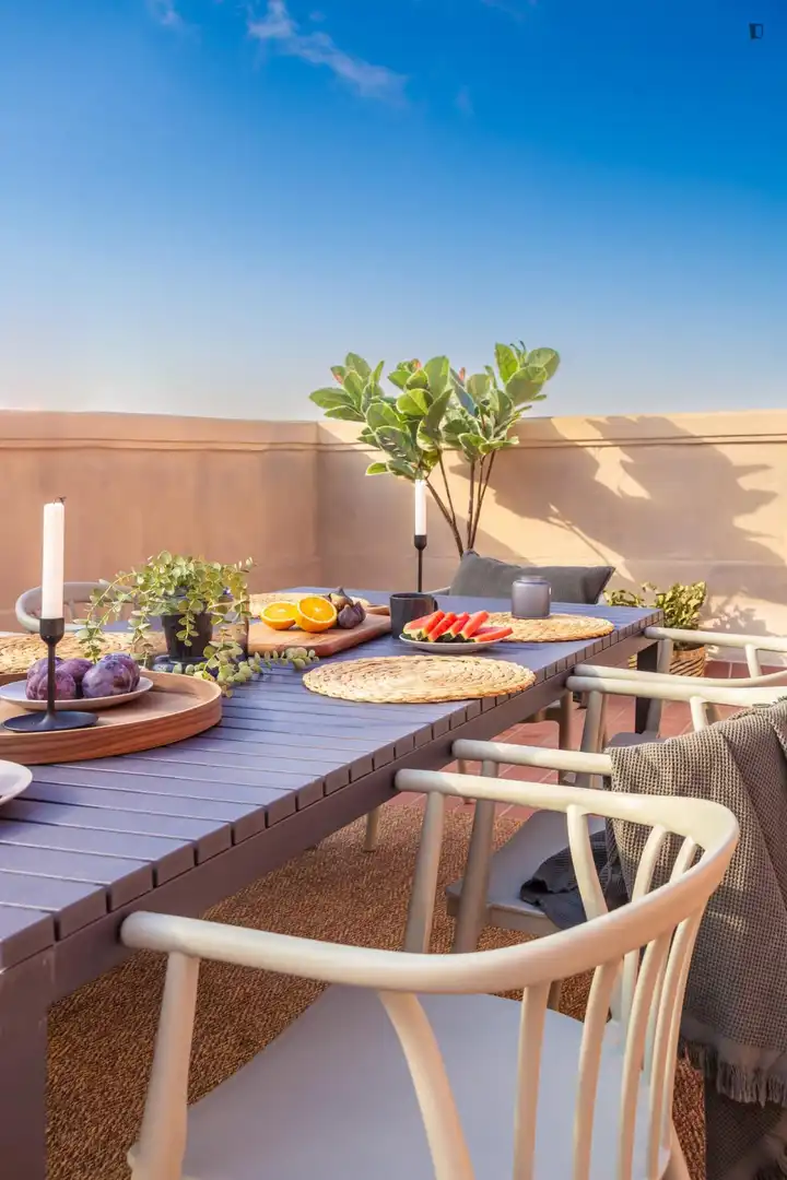 Terrassa de Casa o xalet per a compartir en Gràcia