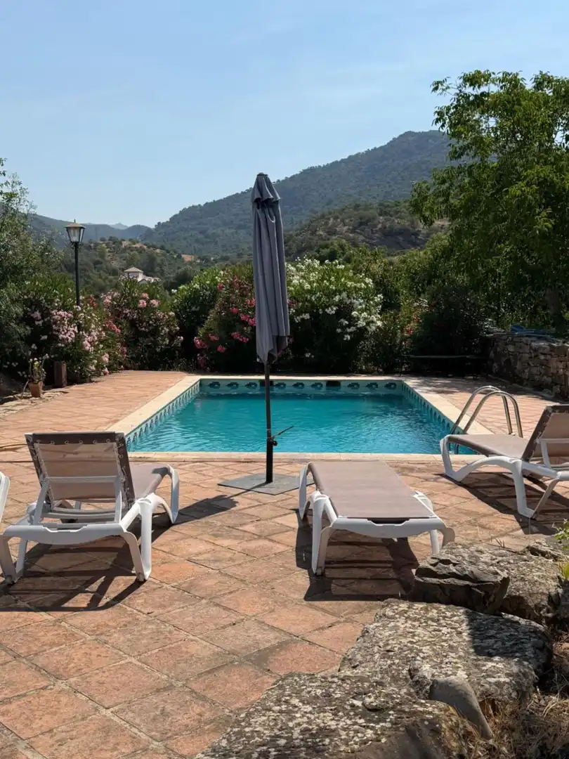 Piscina de Finca rústica en venda en Gaucín amb Jardí privat, Terrassa i Piscina