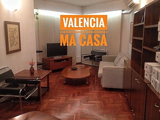 Sala d'estar de Pis de lloguer en  Valencia Capital amb Aire condicionat, Calefacció i Terrassa