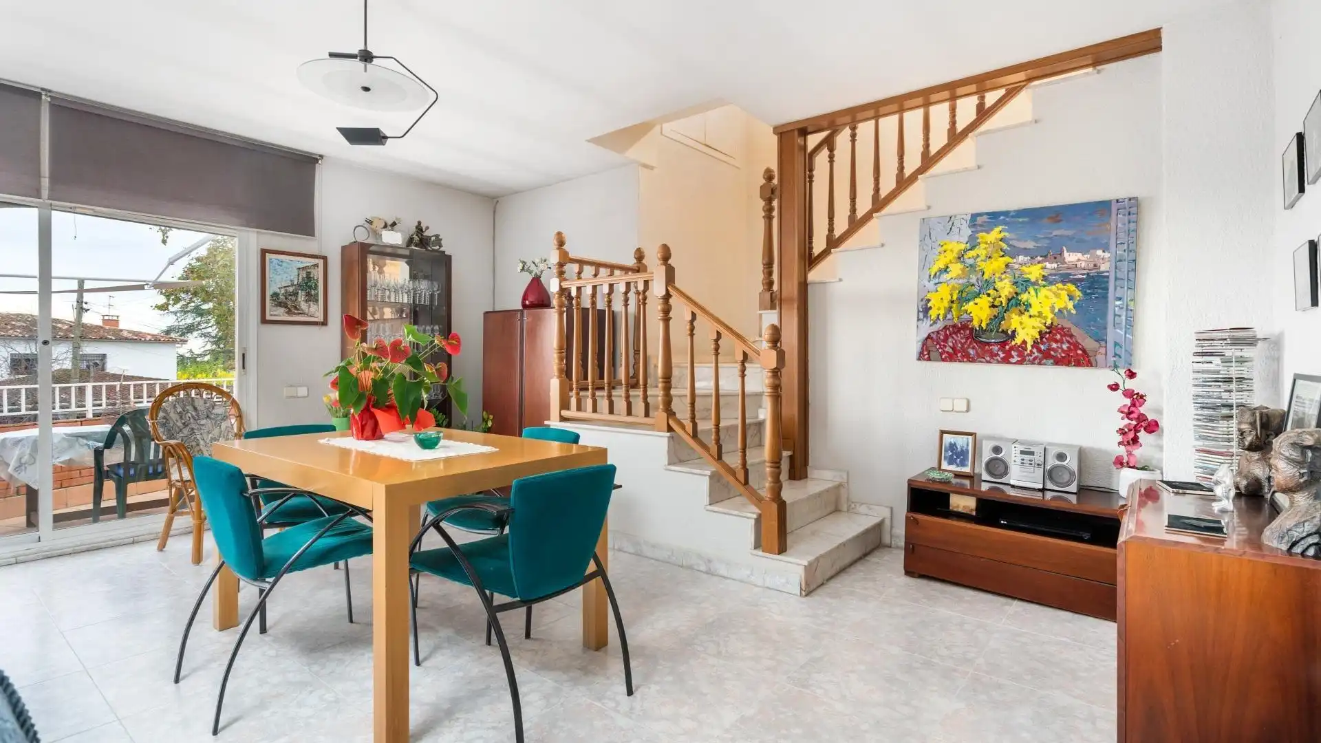 Comedor de Piso en venta en L'Ametlla del Vallès con Calefacción y Terraza