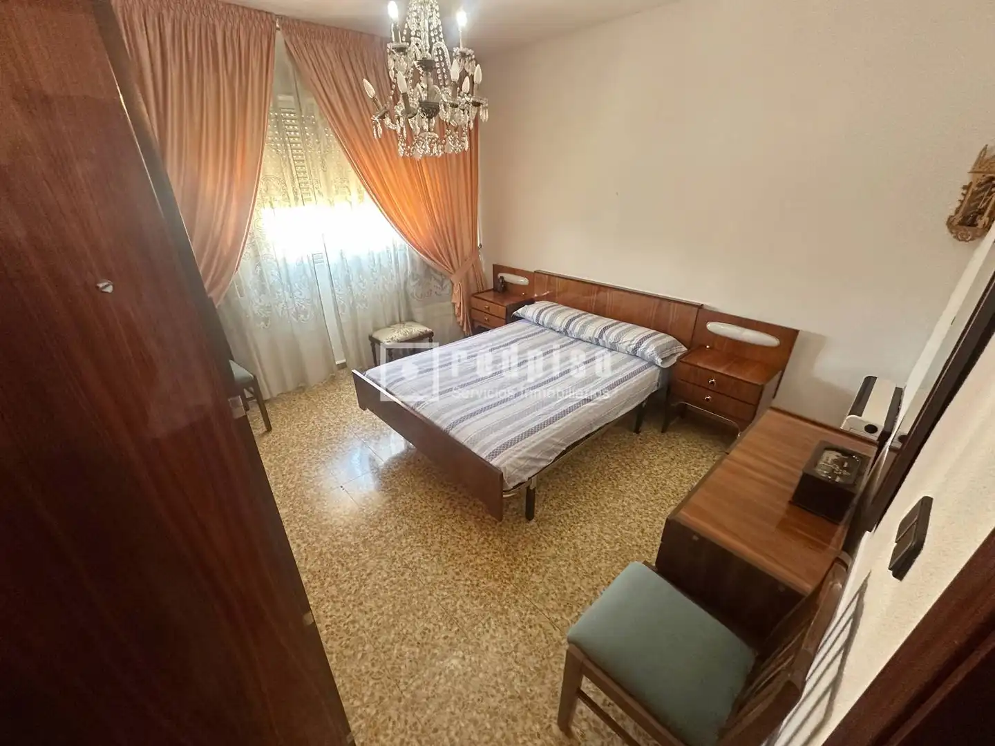 Bedroom of Flat for sale in Madrid  with Heating, Terrace and Storage room