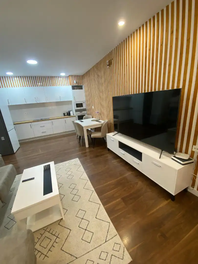 Sala d'estar de Planta baixa en venda en  Murcia Capital amb Parquet, Moblat i Forn