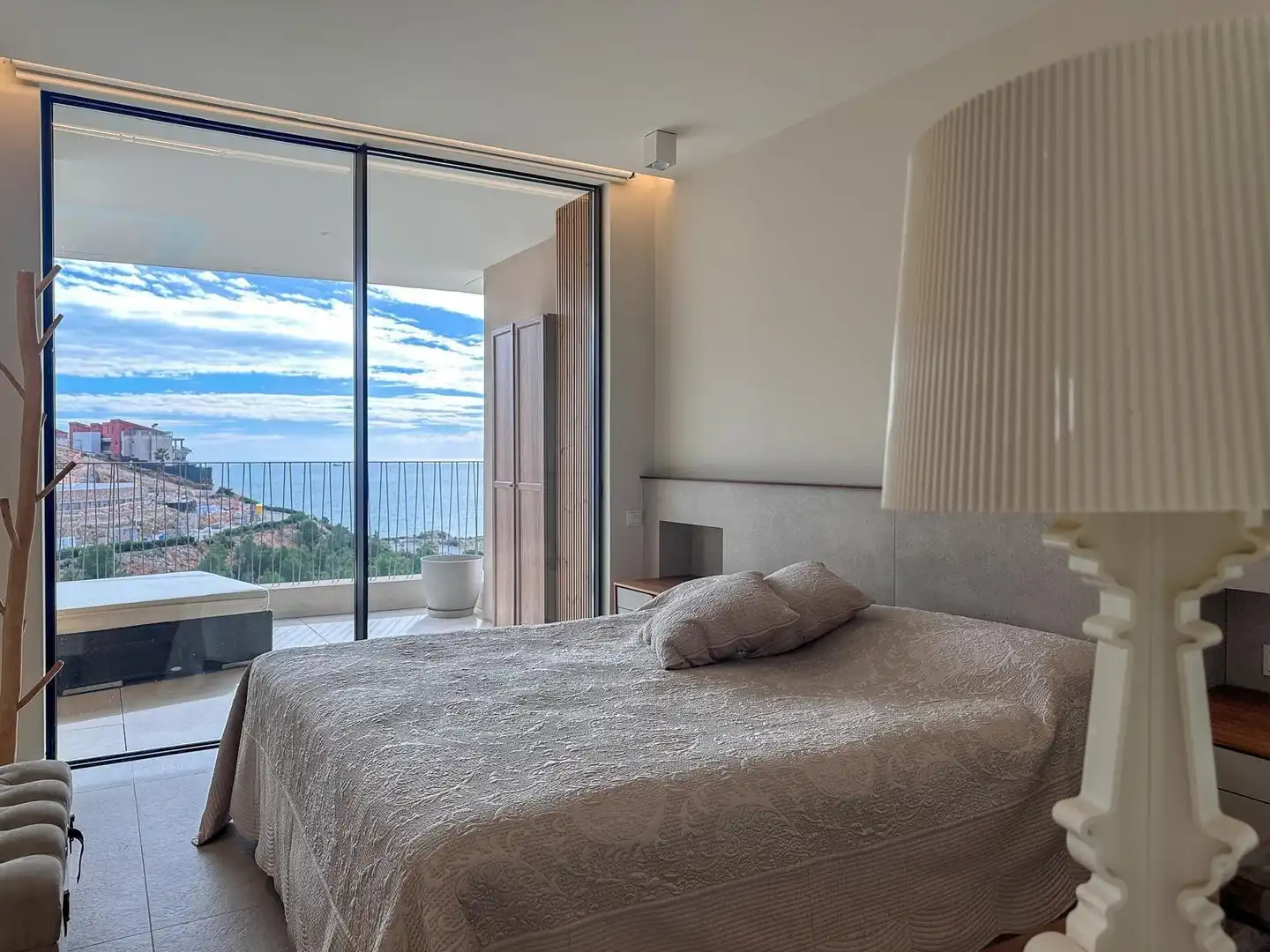 Dormitori de Apartament en venda en Oropesa del Mar / Orpesa amb Aire condicionat, Jardí privat i Terrassa